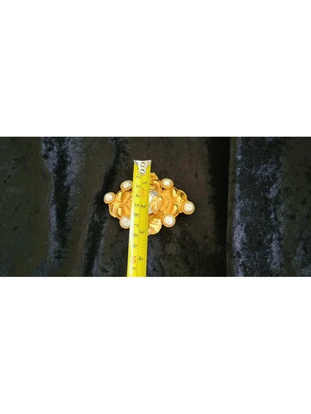Rare gold-tone brooch by Dominique Aurientis